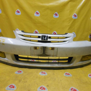 Бампер HONDA Odyssey RA6/RA7 перед с решеткой (без туманок)