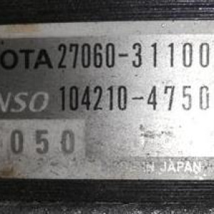 Генератор Toyota 2GR-FE Camry GSR50/GSA33 4 конт./-31101/-31102     104210-4750