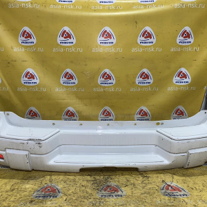 Бампер Chevrolet TrailBlazer GMT360/GMT370/KC зад Белый, парктроники
