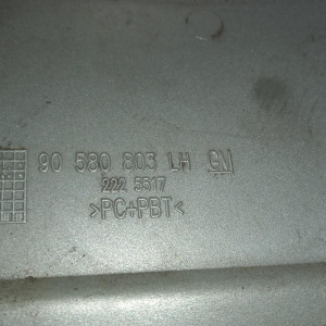 Планка под стоп Opel Zafira A T98/F75/XM220 '2000 зад, лев Subaru Traviq, комплект с молдингом 090597595 90580803