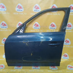 Дверь боковая BMW X3 E83 '2003-2010 перед, лев в сборе (вмятины) 41003451015