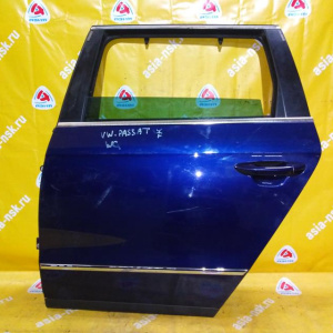 Дверь боковая Volkswagen Passat B6/3C5 '2005-2010 зад, лев Универсал, в сборе