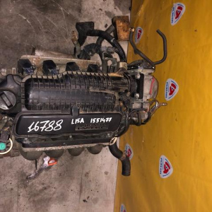 Двигатель Honda L15A-1551477 4 КАТУШКИ БЕЗ ГЕНЕРАТОРА И КОНДЕРА дефект поддона Fit GE8/GE9 '2010-