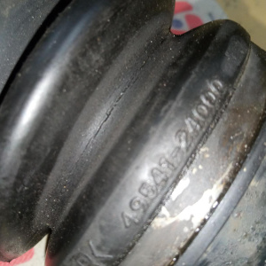 Привод Hyundai TB/BJ Getz перед, прав №3 (треснут пыльник наруж.)