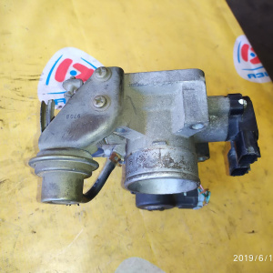 Заслонка дроссельная NISSAN QG15/QG18 с вакуумником ( корпус датчика AEB206-01 / AEB208-01 )