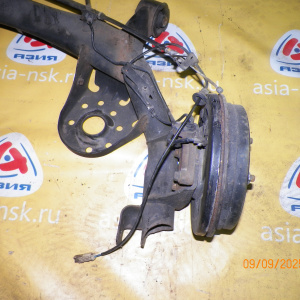 Балка Toyota NCP96 Belta 4WD ABS DRAM. В сборе с тросами ручника. R