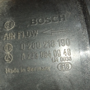 Расходомер Mercedes E-Class W211/W639 M272E35 Bosch 0280218190 F00C2G77032