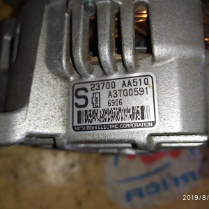 Генератор Subaru EZ30 Legacy BLE BPE 3 конт. ( L/S/C ) / A3TG0591