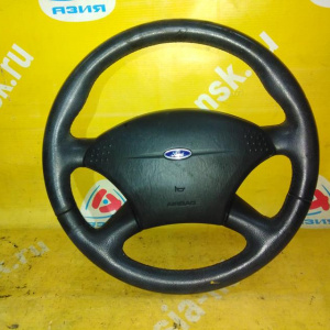 Подушка безопасности Ford Focus 1 CAK/DAW/DBW/DNW '2001-2005 EURO вод. с рулем 4 спицы (дефект руля) 1145903, 2M51-A042B85-CBYYFY (с зарядом)