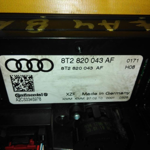 Климат-контроль Audi B8/8K2/8T3/8RB A4/A5/Q5 '2009-2012 RHD-правый руль