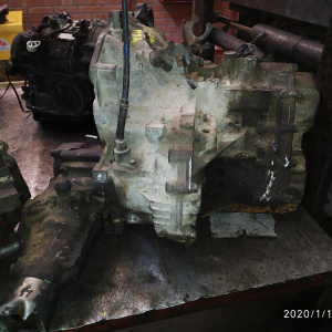 МКПП Mitsubishi 4G63 4WD с крепление передней подушки RVR N23W
