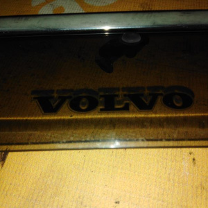Ветровик Volvo V70 BW '2007-2015 4 штуки комплект, широкие, с креплениями