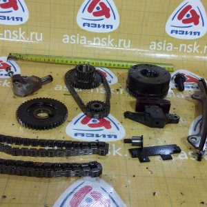 Цепь грм Nissan 13028-1JB0A X-Trail/Murano/Teana T31/Z51/J32 QR25-DE '05.2010- КОМПЛЕКТ ( 2 цепи, все шестерни, натяжители ) ( муфта vvti 13025-JA01B 