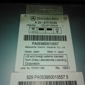 Магнитола Mercedes R-Class W251/V251 COMAND DVD ЯПОНИЯ С НАВИГАЦИЕЙ A2518700389