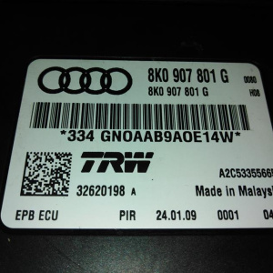 Блок управления стояночным тормозом Audi A4/A5/Q5 B8/8K2/8T3/8RB '-2012 8K0907801G