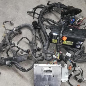 Коса ДВС Toyota 1MZ Harrier MCU15 4WD a/t RHD + компьютер 89661-48043