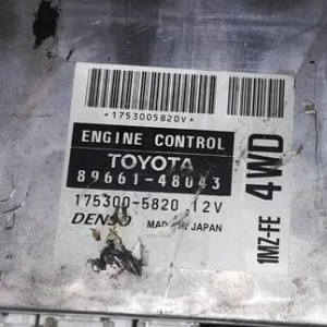 Коса ДВС Toyota 1MZ Harrier MCU15 4WD a/t RHD + компьютер 89661-48043