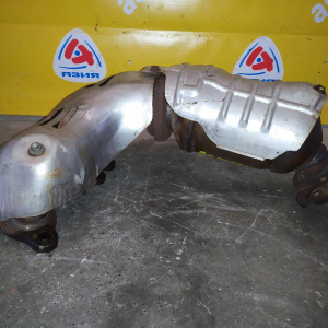 Коллектор выпускной Toyota 1MZ-FE Alphard MNH15 с катализатором 18460-20020 перед, лев 17142-20041