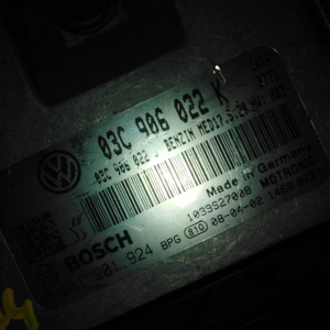 Блок управления двс Volkswagen Golf 6 5K1 CAXA '2008- 1.4 TSI 2WD DSG-7 DQ200 LWZ (робот) 03C906022K