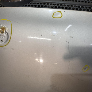 Капот Mercedes M-Class W163 '1998-2005 дефект решётки, вмятины, тычки, ржавчина