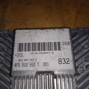 Блок управления двс Audi A6 C6/4F2/4F5 BDW '2004- 2.4 V6 2WD CVT Euro 4 4F0907552F 4F0910552T