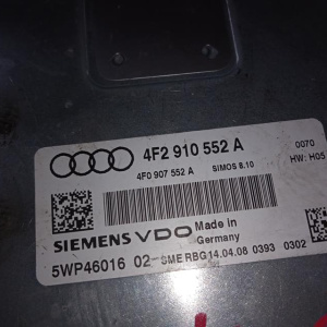 Блок управления двс Audi A6 C6/4F2/4F5 BDX '2004- 2.8 FSI 4WD 6AT Euro 4 4F0907552A 4F2910552A