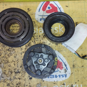 Шкив Компрессора кондиционера Honda Accord CL7/CL9 K20A/K24A3 '2003-2007 диаметр шкива 117 мм. с эл. магнитом