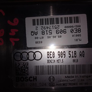 Блок управления двс Audi A4 B7/8EC BFB 1.8 Turbo 2WD CVT 0261208524 8E0909518AQ