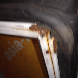 Дверь боковая Chevrolet Lacetti J200 '2003-2013 зад, лев Wagon в сборе (дефект, ржавчина)