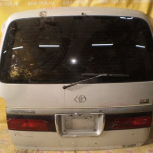 Дверь задняя TOYOTA Hiace KZH100 Пассажир Низкая крыша Дефект (коррозия) Деланная (без замка) вст.26-63