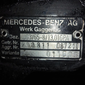 МКПП Mercedes OM366LA/357.912 718.811 UG 3/65-8/13,01 GPA с раздаткой Unimog