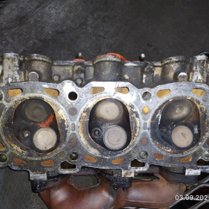 Головка блока Mitsubishi 6G72 Pajero V23 '1991-1997 6 VALVE ДЕФЕКТ ПЛОСКОСТИ L