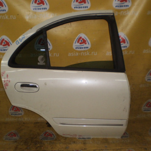 Дверь боковая NISSAN Bluebird Sylphy QG10 зад, прав хром снизу (цена за голое железо)