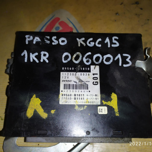 Компьютер Toyota Passo 89560-B1010/89560-B1011/89560-B1141 1KR-FE KGC10/KGC15
