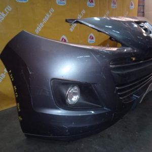 Бампер Peugeot 207 A7 '2009-2013 перед в сборе (туманки) дефект 9688071577