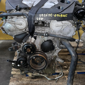 Двигатель Nissan/Infiniti VQ35-DE-076966C 2WD/4WD БЕЗ НАВЕСНОГО Fuga#FX35 S50