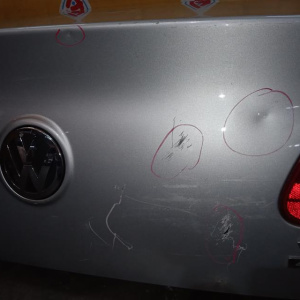 Крышка багажника Volkswagen Passat B6/3C2 '2005-2010 в сборе (дефект, вмятины)