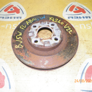 Диск тормозной Mazda BJ3P/BJ5P/BJ5W/BJFW Familia F (4шп). Диаметр-258мм. Толщина-22мм.