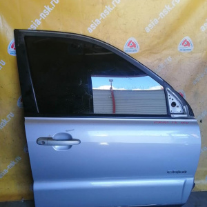 Дверь боковая Kia Sportage KM/JE/FQ '2004-2010 перед, прав в сборе, с накладкой (дефект, ржавчина по низу)