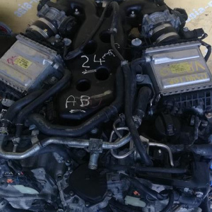 Двигатель Nissan/Infiniti VR30DDTT-0344J0A 4WD дефект поддона без навесного Skyline#Q50 V37 '2019-