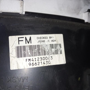 Панель приборов Daewoo Matiz M150 LQ2/F8CV '2000- 180km/h AT JPN FM (дефект крепления снизу) 96621430