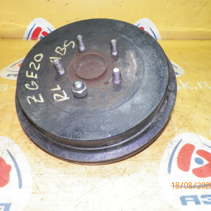 Ступица Toyota ZGE20/ZRT261 Wish/Allion/Premio зад, лев 2WD ABS. Барабанные тормоза. В сборе с барабаном и колодками. 42450-20080.42431-12300