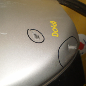 Дверь задняя NISSAN AD Y12 (под метлу) Дефект K010M-JJ3AA