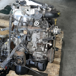 Двигатель Suzuki K6A-DET-1724101 коса+комп  катушки Jimny JB23W