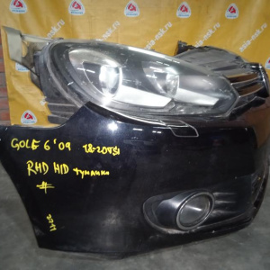 Ноускат Volkswagen Golf 6 AJ5 CDAA '2009 1.8 TSI Универсал, ксенон, туманки (дефект нижней решётки)