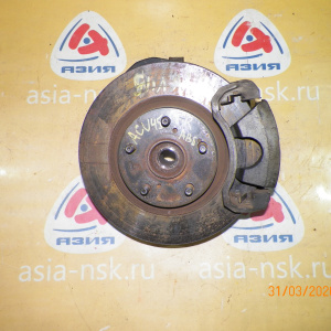 Ступица Toyota ACV45 Camry перед, прав 4WD ABS. В сборе. Суппорт 63-28. Диаметр диска-300мм. Привод на 26 шлицов. 43211-58020