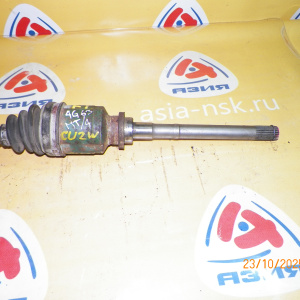 Привод Mitsubishi CU2W Airtrek 4G63 перед, лев 4WD ABS 25 наруж23 внут. Дефект резьбы.