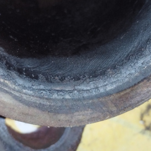 Коллектор выпускной Toyota 2UZ-FE Land Cruiser UZJ100 ДЕФЕКТ с трещиной ШПИЛЬКИ ПОД ЗАМЕНУ R 17104-50120