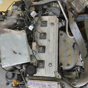 Двигатель Toyota 4A-FE-H518396 2WD трамблер  БЕЗ НАВЕСНОГО пробег 105 т.км Corolla/Corolla Spacio AE111-6134301