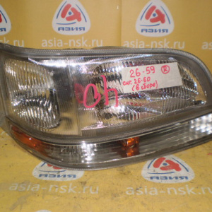 Фара TOYOTA 26-59 сиг.26-60 прав Hiace KZH106 в сборе с сигналом